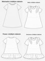 Včeličky - tunika na míru, zvolte si střih, který se Vám líbí!
