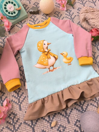 Mikinová tunika Kačenky