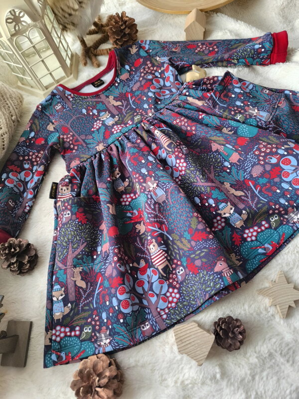 Mezi podzimem a zimou - šaty