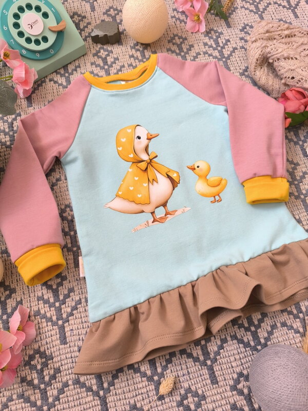 Mikinová tunika Kačenky