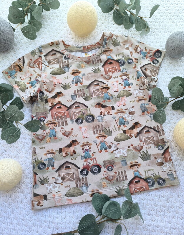 Na farmě - tričko s krátkým rukávem