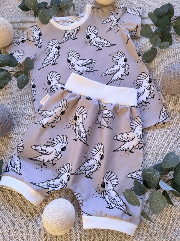 Kakadu - letní set trička s kraťásky